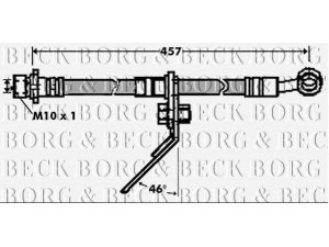 BORG & BECK BBH7435 stabdžių žarnelė 
 Stabdžių sistema -> Stabdžių žarnelės
01465SDAA01