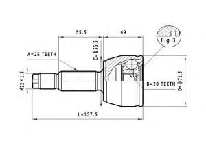STATIM C.192 jungčių komplektas, kardaninis velenas 
 Ratų pavara -> Sujungimai/komplektas
1003548