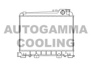 AUTOGAMMA 100119 radiatorius, variklio aušinimas
1178091, 17111178091