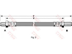 TRW PHC219 stabdžių žarnelė 
 Stabdžių sistema -> Stabdžių žarnelės
C0013182, C0030752, C0030755, C30754