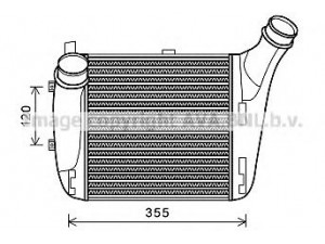 AVA QUALITY COOLING AI4318 tarpinis suslėgto oro aušintuvas, kompresorius 
 Variklis -> Oro tiekimas -> Įkrovos agregatas (turbo/superįkrova) -> Tarpinis suslėgto oro aušintuvas
4L0145804B