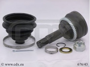 CDX 676/43 jungčių komplektas, kardaninis velenas 
 Ratų pavara -> Sujungimai/komplektas
MR896527, MR896528