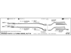 IMASAF 524000108 išmetimo sistema 
 Išmetimo sistema -> Išmetimo sistema, visa