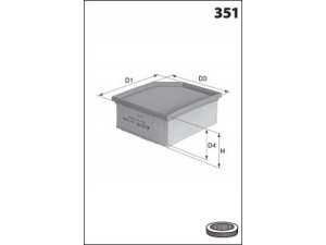 MECAFILTER ELP9309 oro filtras 
 Techninės priežiūros dalys -> Techninės priežiūros intervalai
30748212, 307482125