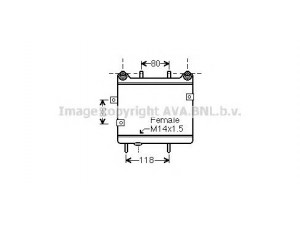AVA QUALITY COOLING MS3323 alyvos aušintuvas, automatinė transmisija 
 Transmisija -> Automatinė pavarų dėžė -> Radiatorius
1405000400