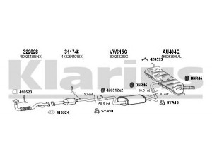 KLARIUS 940599U išmetimo sistema