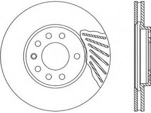 OPEN PARTS BDA1808.20 stabdžių diskas 
 Stabdžių sistema -> Diskinis stabdys -> Stabdžių diskas
0569060, 0569066, 09117678, 569060