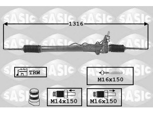 SASIC 7006090 vairo pavara 
 Vairavimas -> Vairo pavara/siurblys
400039, 7719021, 9791300380, 400039