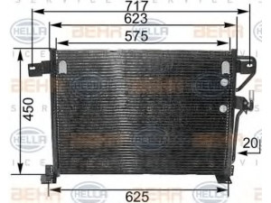 HELLA 8FC 351 300-501 kondensatorius, oro kondicionierius 
 Oro kondicionavimas -> Kondensatorius
53 054 211, 55115863