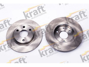 KRAFT AUTOMOTIVE 6045950 stabdžių diskas 
 Stabdžių sistema -> Diskinis stabdys -> Stabdžių diskas
95 661 811, 96 047 276