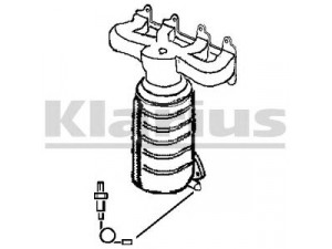 KLARIUS 321971 katalizatoriaus keitiklis 
 Išmetimo sistema -> Katalizatoriaus keitiklis
2852002620