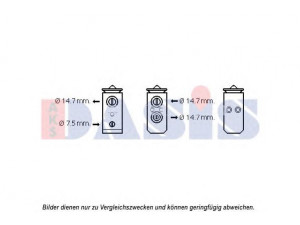 AKS DASIS 840246N išsiplėtimo vožtuvas, oro kondicionavimas 
 Oro kondicionavimas -> Vožtuvai
976041E000, 976041E300