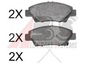 A.B.S. 37754 OE stabdžių trinkelių rinkinys, diskinis stabdys 
 Techninės priežiūros dalys -> Papildomas remontas
45022-TF0-G02, 45022SZTG00, 45022TF0G01