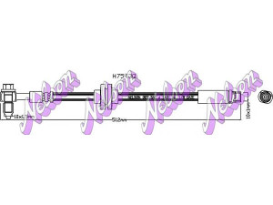 Brovex-Nelson H7543Q stabdžių žarnelė 
 Stabdžių sistema -> Stabdžių žarnelės
562518, 95083147, 562518, 95083147