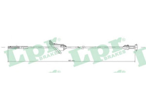 LPR C0868B trosas, stovėjimo stabdys 
 Stabdžių sistema -> Valdymo svirtys/trosai
4641012270