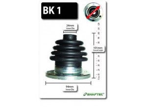 SHAFTEC BK1 gofruotoji membrana, kardaninis velenas 
 Ratų pavara -> Gofruotoji membrana