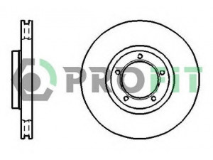 PROFIT 5010-0848 stabdžių diskas 
 Dviratė transporto priemonės -> Stabdžių sistema -> Stabdžių diskai / priedai
5025610, 5029815, 95VX1125AA