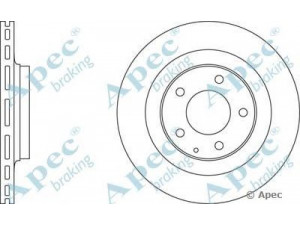 APEC braking DSK369 stabdžių diskas
FD0126251, FD012625X