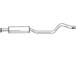 AKS DASIS SG40427 vidurinis duslintuvas