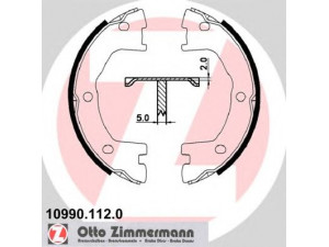 ZIMMERMANN 10990.112.0 stabdžių trinkelių komplektas, stovėjimo stabdis 
 Stabdžių sistema -> Rankinis stabdys
190 6403, 299 2568, 90403, 5001 844 749