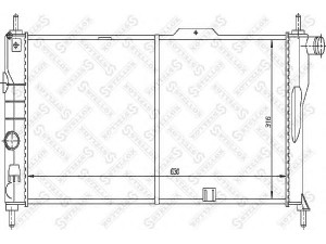 STELLOX 10-25100-SX radiatorius, variklio aušinimas 
 Aušinimo sistema -> Radiatorius/alyvos aušintuvas -> Radiatorius/dalys
01302076, 03054012, 1300126, 1302027