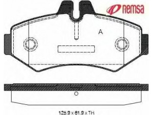 METZGER 0733.00 stabdžių trinkelių rinkinys, diskinis stabdys 
 Techninės priežiūros dalys -> Papildomas remontas
000 420 9720, 002 420 0220, 003 420 2420