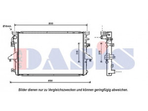 AKS DASIS 040051N radiatorius, variklio aušinimas 
 Aušinimo sistema -> Radiatorius/alyvos aušintuvas -> Radiatorius/dalys
7E0121253A