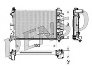 DENSO DRM25012 radiatorius, variklio aušinimas 
 Aušinimo sistema -> Radiatorius/alyvos aušintuvas -> Radiatorius/dalys
4257794, 4729596