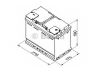 BOSCH 0 092 S60 010 starterio akumuliatorius; starterio akumuliatorius
000 915 105 CC, 000 915 105 CD