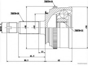 MAGNETI MARELLI 600000062130 jungčių komplektas, kardaninis velenas
44014-S0A-J50, 44014-S0A-J51, 44014-S0A-J52