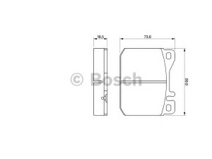 BOSCH 0 986 462 803 stabdžių trinkelių rinkinys, diskinis stabdys 
 Techninės priežiūros dalys -> Papildomas remontas
1506570, 281 698 151, 281 698 151 A