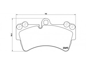 BREMBO P 85 065 stabdžių trinkelių rinkinys, diskinis stabdys 
 Techninės priežiūros dalys -> Papildomas remontas
7L0698151A, 7L0698151C, 7L0698151E