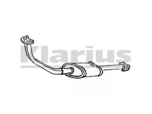 KLARIUS SZ22B priekinis duslintuvas 
 Išmetimo sistema -> Duslintuvas
1415060A00, 1415060A01
