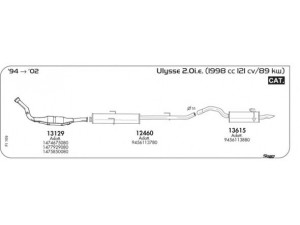 AKS DASIS SGFI169 išmetimo sistema