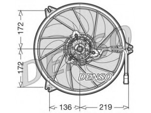 DENSO DER21009 ventiliatorius, radiatoriaus 
 Aušinimo sistema -> Oro aušinimas
1253, 1253E0, 1253E0