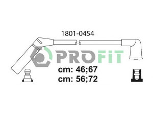 PROFIT 1801-0454 uždegimo laido komplektas 
 Kibirkšties / kaitinamasis uždegimas -> Uždegimo laidai/jungtys
9091921366