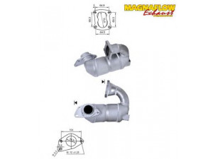 MAGNAFLOW 66301D katalizatoriaus keitiklis 
 Išmetimo sistema -> Katalizatoriaus keitiklis
8200427859