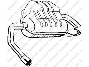 BOSAL 154-967 galinis duslintuvas 
 Išmetimo sistema -> Duslintuvas
1011112, 1465137, 6921658, 7116133