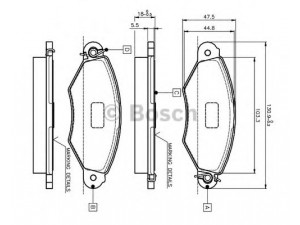 BOSCH 0 986 TB2 043 stabdžių trinkelių rinkinys, diskinis stabdys 
 Techninės priežiūros dalys -> Papildomas remontas
4251 69, 4251 92, 4252 05, 4251 66