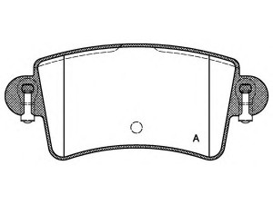 OPEN PARTS BPA0833.00 stabdžių trinkelių rinkinys, diskinis stabdys 
 Techninės priežiūros dalys -> Papildomas remontas
4406000QAE, 7701206763, 1605982