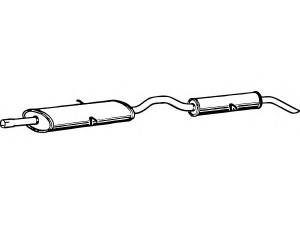 FENNO P1669 galinis duslintuvas 
 Išmetimo sistema -> Duslintuvas
4880242AC, 4880332AC