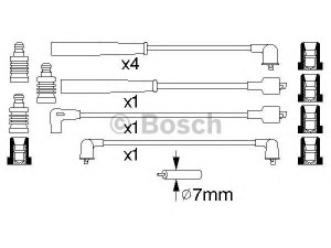 BOSCH 0 986 356 935 uždegimo laido komplektas 
 Kibirkšties / kaitinamasis uždegimas -> Uždegimo laidai/jungtys