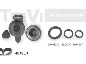 TREVI AUTOMOTIVE KD1012S paskirstymo diržo komplektas 
 Techninės priežiūros dalys -> Papildomas remontas
