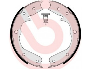 BREMBO S 59 527 stabdžių trinkelių komplektas, stovėjimo stabdis 
 Stabdžių sistema -> Rankinis stabdys
1605859, 1605914, 90392944, 91149642