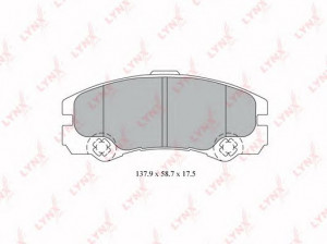 LYNXauto BD-5919 stabdžių trinkelių rinkinys, diskinis stabdys 
 Techninės priežiūros dalys -> Papildomas remontas
16 05 002, 16 05 084, 16 05 978