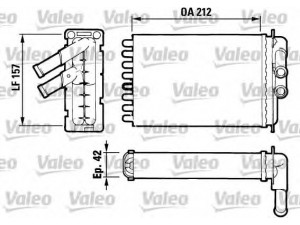 VALEO 812017 šilumokaitis, salono šildymas 
 Šildymas / vėdinimas -> Šilumokaitis
SE021186005C