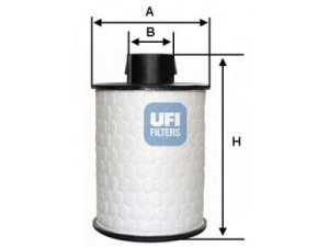 UFI 60.H2O.00 kuro filtras 
 Degalų tiekimo sistema -> Kuro filtras/korpusas
1606267680, 1906-98, 1906-C4, 71746975