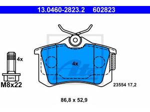 ATE 13.0460-2823.2 stabdžių trinkelių rinkinys, diskinis stabdys 
 Techninės priežiūros dalys -> Papildomas remontas
4252 41, 4254 67, 4252 23, 4254 67
