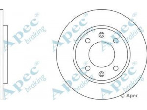 APEC braking DSK119 stabdžių diskas 
 Dviratė transporto priemonės -> Stabdžių sistema -> Stabdžių diskai / priedai
424699, 4246H0