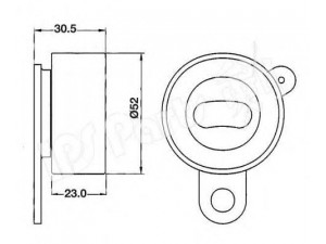 IPS Parts ITB-6208 įtempiklis, paskirstymo diržas
13505-01010, 13505-01011, 13505-15020
